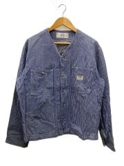 画像：カバーオール/L/コットン/IDG/ストライプ/K78-3048B-1