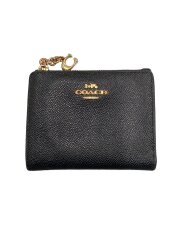 画像：2つ折り財布/--/BLK/無地/レディース