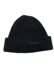 画像：ニットキャップ/--/アクリル/BLK/無地/メンズ