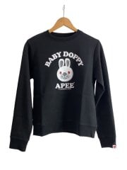 画像：スウェット/S/コットン/BLK/00cswl702306l/Baby Doppy/apee baby