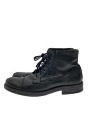画像：ブーツ/25.5cm/BLK/レザー/776138-BLK