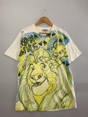 画像：Tシャツ/L/コットン/WHT/ERNY/90ｓ/ライオンキング/シミ汚れ有り