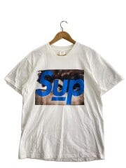 画像：Tシャツ/M/コットン/WHT/プリント/101837//