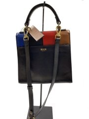 画像：ショルダーバッグ/レザー/マルチカラー