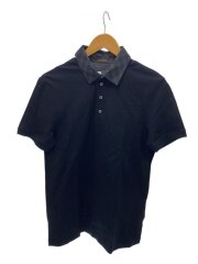画像：12AW/ダミエグラフィット/ポロシャツ/M/コットン/BLK/無地/MRJR35JEA