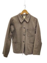 画像：ジャケット/S/コットン/BRW/無地/105749