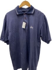画像：old stussy/90s/オーストラリア製/ポロシャツ/M/コットン/NVY/無地