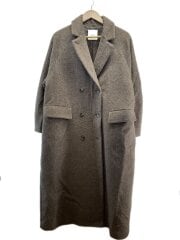 画像：DOUBLE WOOL LONG COAT/チェスターコート/1/ウール/BRW/19101-0042