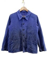 画像：KONECO/ユーロ/50s～60s/モールスキン/ジャケット/コットン/NVY/