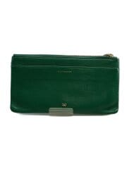 画像：長財布/レザー/GRN/無地/レディース/パスポート/タッセル/