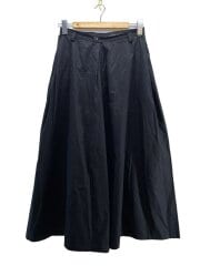 画像：ワイドパンツ/2/コットン/BLK/無地/NY-P11-014