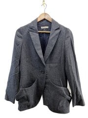 画像：アバンギャルドブレザー/テーラードジャケット/1/ウール/GRY/無地/TC93FD963