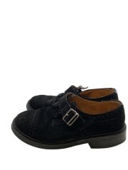 画像：ドレスシューズ/UK7.5/BLK/スウェード