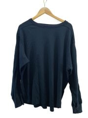 画像：サーマル/長袖Tシャツ/2/コットン/BLK/無地/m23-2-010