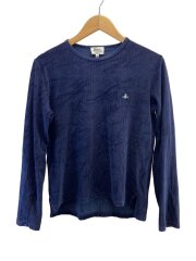 画像：ORB/オーブ/長袖Tシャツ/44/ベロア/NVY