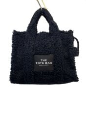 画像：TheTeddy/ボアトートバッグ/トートバッグ/ポリエステル/BLK
