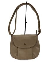 画像：トラッチャ/ショルダーバッグ/レザー/BEG/無地