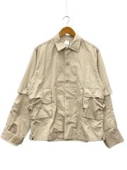 画像：2WAY JACKET/L/コットン/BEG