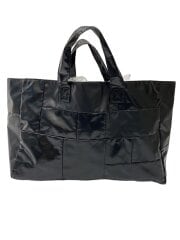 画像：トートバッグ/--/BLK/チェック