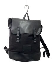 画像：リュック/レザー/BLK