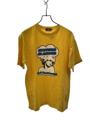 画像：Tシャツ/M/コットン/YLW/プリント/02212CT07