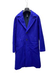 画像：コート/48/ウール/BLU/無地/920570STU719