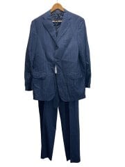 画像：スーツ/40/レーヨン/NVY/ストライプ