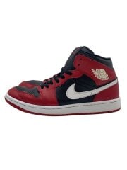 画像：AIR JORDAN 1 MID_エア ジョーダン 1 ミッド/28cm/RED