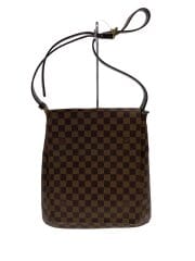 画像：ミュゼット_ダミエ・エベヌ/PVC/BRW