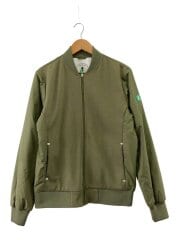画像：中綿パフボンバージャケット/S/ポリエステル/GRN/12T-1593008