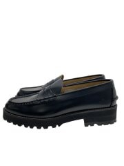 画像：WOMENS TANK SOLE LOAFERS/タンクソール/コインローファー/24cm/BLK/レザー/K205