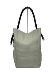 画像：YACHT ROPE BAG/ヨットロープバッグ /トートバッグ/レザー/GRY/無地