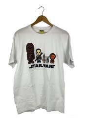 画像：STAR WARS/チュバッカ/Baby Milo/Tシャツ/L/コットン/WHT/プリント