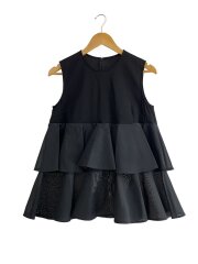 画像：HEVE/ノースリーブブラウス/FREE/コットン/BLK/HE13-0019-3S-4//