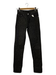 画像：裾シェリーラインセルビッチ/ブラックデニム/ボトム/40/デニム/BLK/201-0540-7169