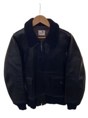 画像：G-1/ジャケット/XL/山羊革/BLK/無地/GSV-13-AW-03