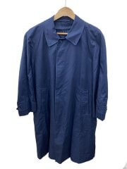 画像：90s/ライナー付きコート/裏ノヴァチェック/コットン/NVY/無地