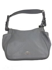 画像：ショルダーバッグ/レザー/GRY/C2853