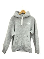 画像：BACK SQUARE LOGO HOODIE_バックスクエアロゴフーディ/L/ポリエステル/GRY
