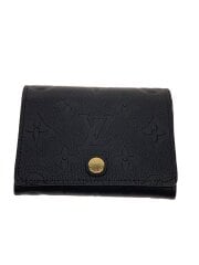 画像：アンヴェロップ・カルト・ドゥ・ヴィジット_モノグラム・アンプラント/レザー/BLK/メンズ