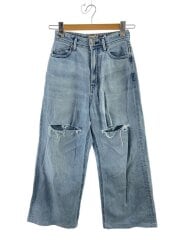 画像：×樋口かほり/クラッシュワイドパンツ/--/デニム/IDG/無地/57143504