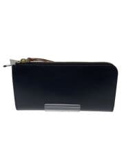 画像：フィルムロングウォレット/長財布/レザー/BLK/メンズ/187-01347