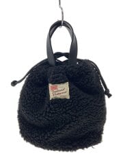 画像：ハンドバッグ/ポリエステル/BLK/無地