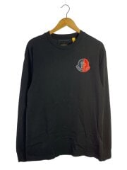 画像：長袖Tシャツ/S/コットン/BLK/H20928D00007