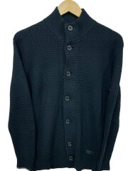 画像：カーディガン(厚手)/L/コットン/BLK/無地/51N15-405-09