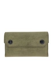 画像：長財布/レザー/KHK/Dフラップ