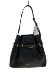画像：ショルダーバッグ/レザー/BLK/AURA M DRAWSTRING//