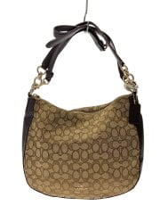 画像：ショルダーバッグ_シグネチャー/キャンバス/BRW/総柄