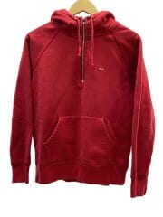 画像：13AW/Small box rogo half zip pullover/S/コットン/RED/無地