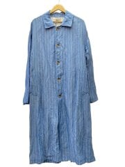 画像：コート/48/レーヨン/BLU/ストライプ/01030437